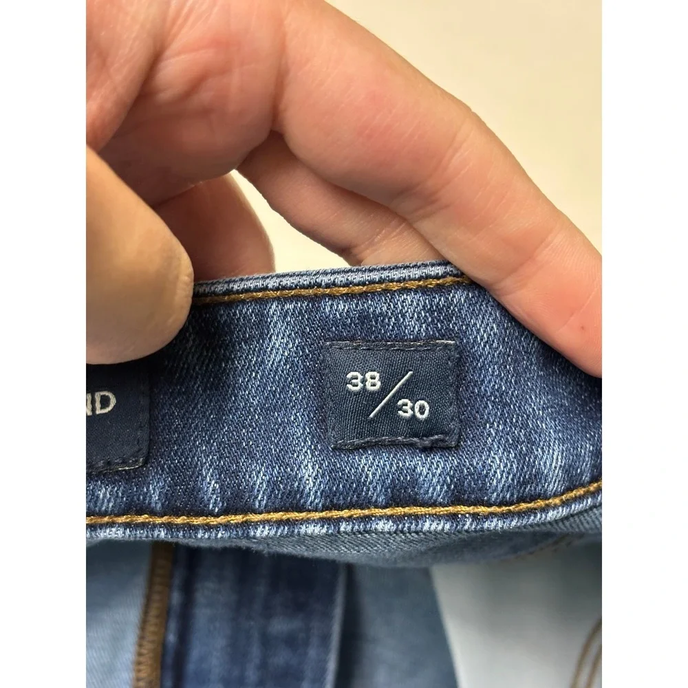 Lucky Brand 121 Slim Mens Blue Denim Jeans 38x30‎ Medium Wash Stretch Coolmax